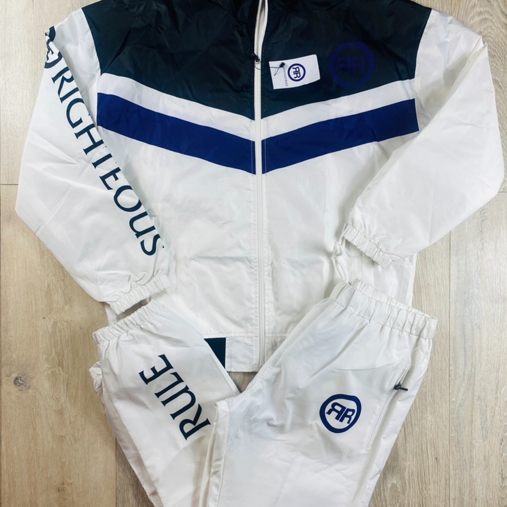 Righteous Rule White and BlackTracksuit Sets